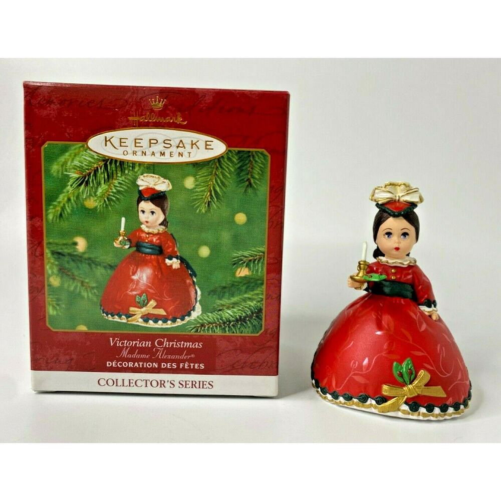 2001 Hallmark Victorian Christmas Madame Alexander Ornament U60/6855